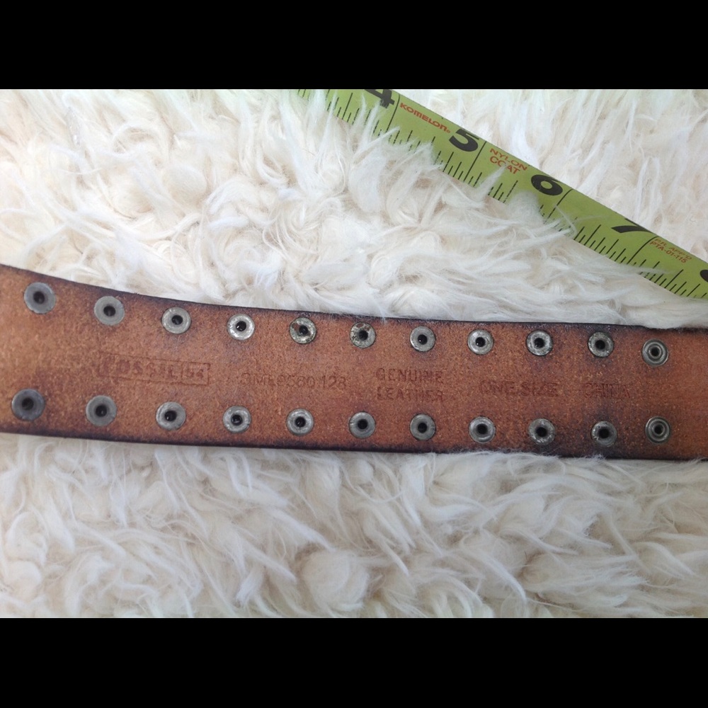 VINTAGE ~FOSSIL LEATHER BAND~ - Picture 5 of 5
